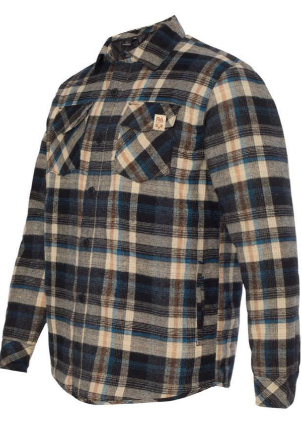 Dutton Quilted Flannel Shirt Jacket at RakAdx