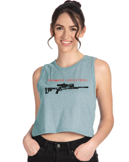 Tactical Rifle Crop Womens RA Industries Rifle Festival Crop Tank - RakAdx