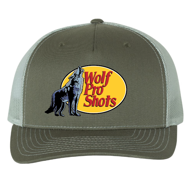 Elk Assassins - Wolf Pro Shots Trucker Mesh Back Hat OD