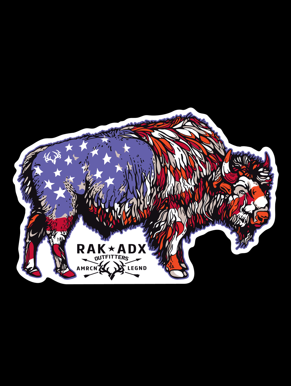 American Legend Buffalo Sticker