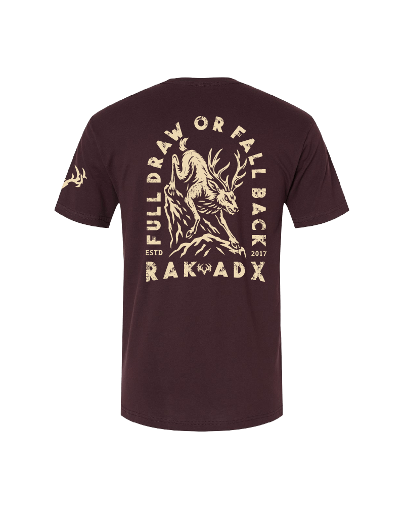 &quot;Full Draw&quot; Oxblood Tee Shirt