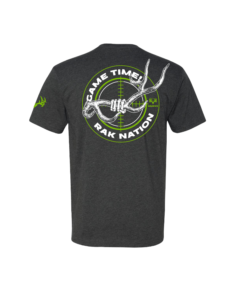 "Game Time!" Charcoal Tee Shirt