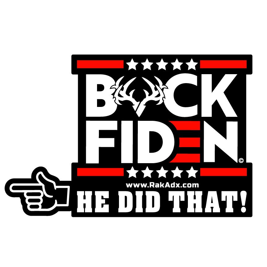 He Did That! Buck Fiden™ Gas Pump Sticker