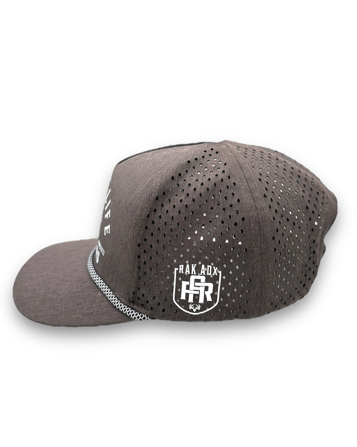 &quot;Shed Happens&quot;Graphite-Grey Rope Performance Hat