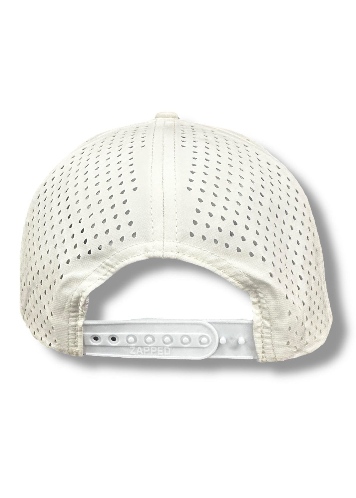 &quot;UpWards Down&quot; White 5 Panel Water Repellent Snapback Trucker