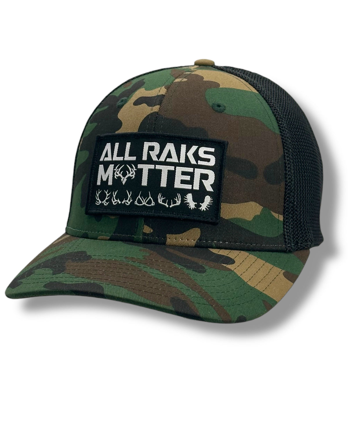 "All Raks Matter" Army Camo/Black Mesh Flex