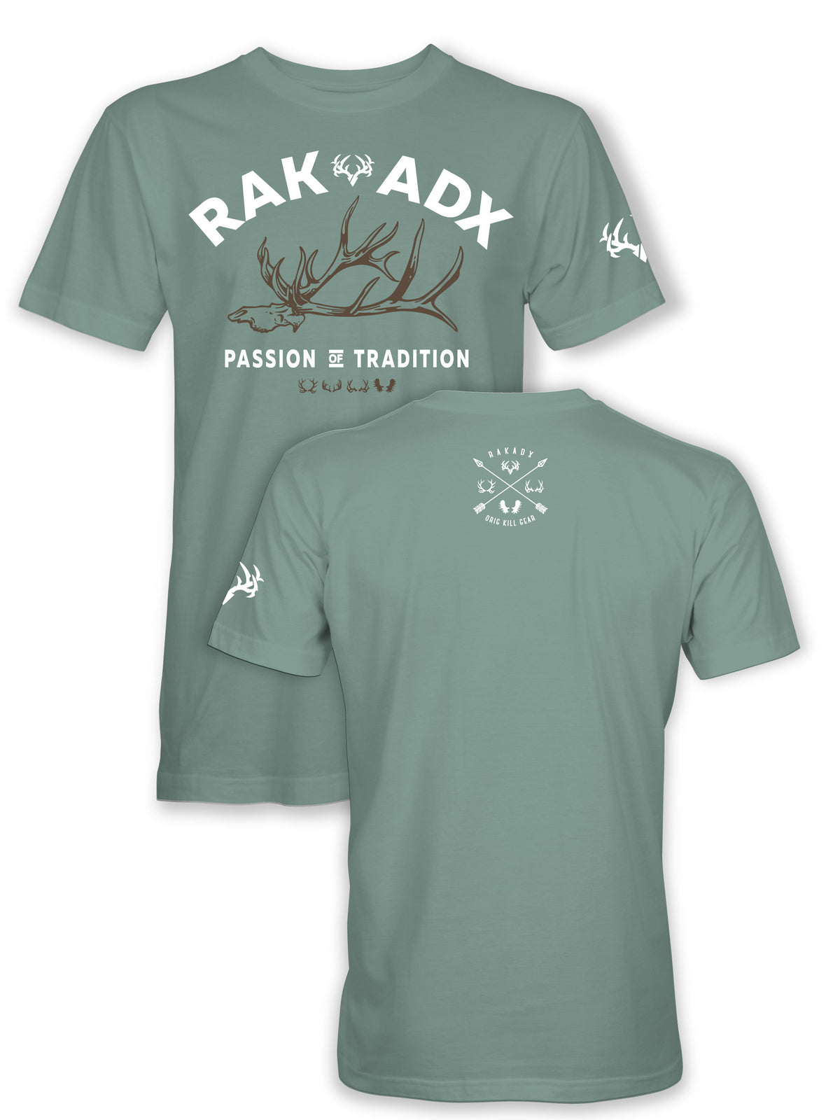 &quot;Passion of Tradition&quot; Heathered Dusty Sage Tri-blend T-Shirt