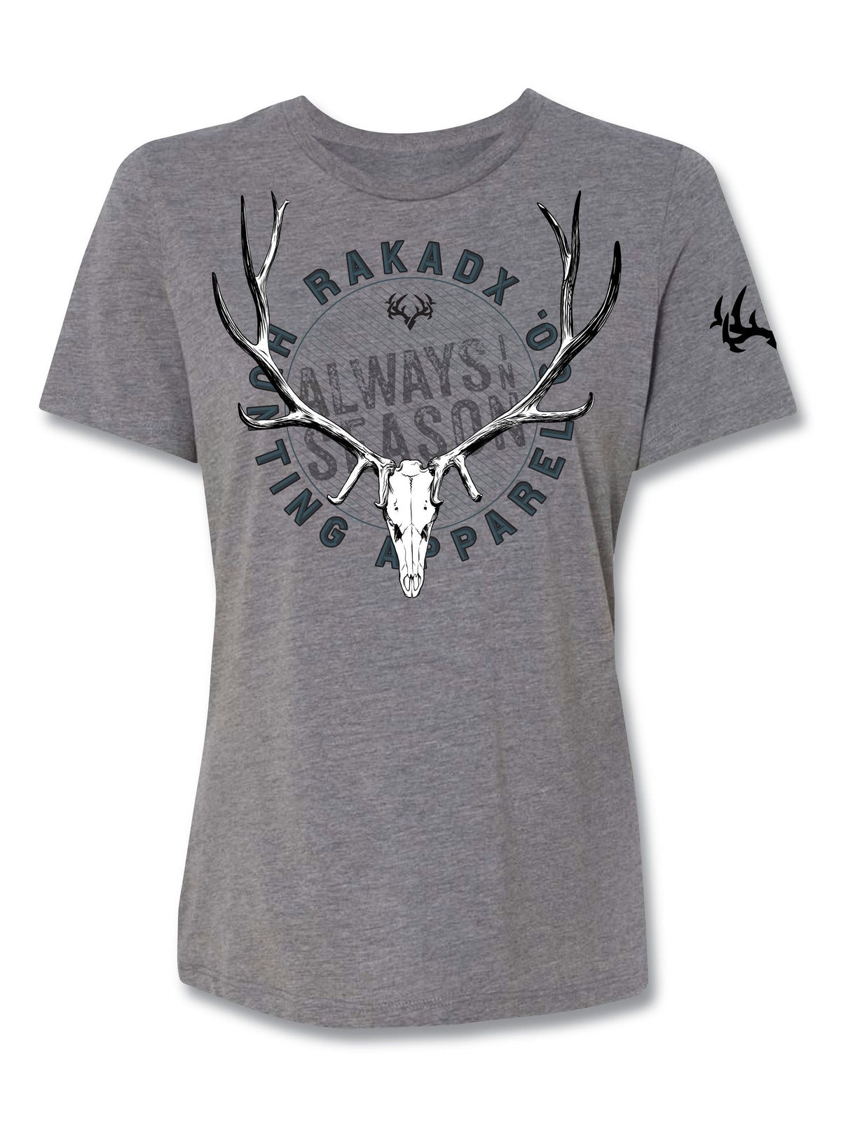 Womens &quot;Elk Season 2.0&quot; Grey Tri-Blend T-Shirt