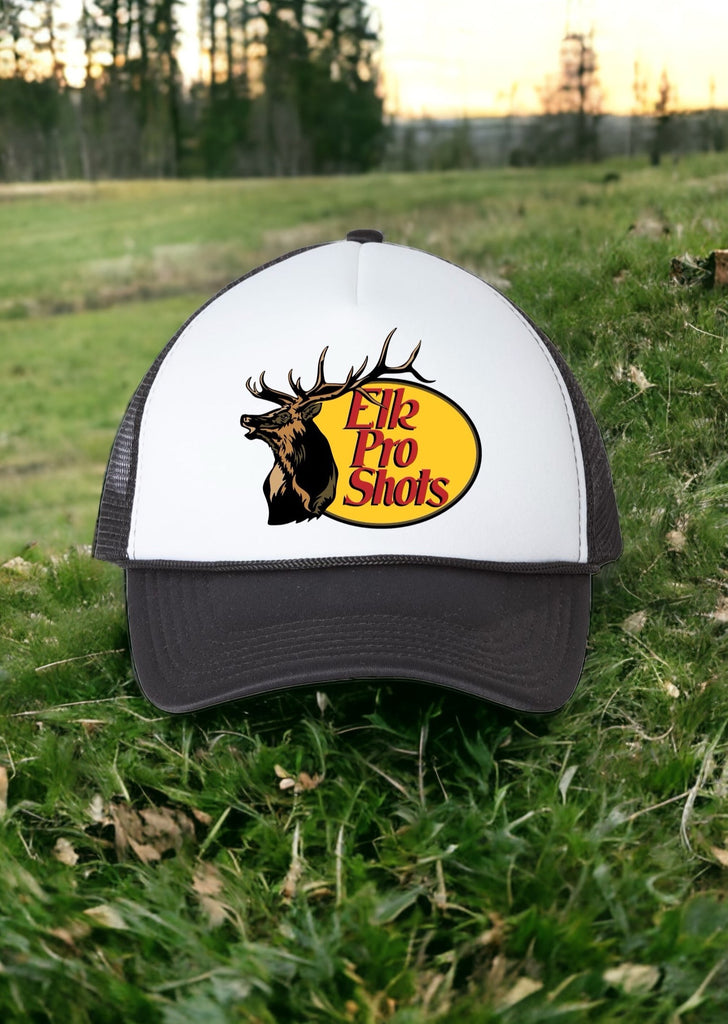 Elk Assassins - Elk Pro Shots White Foam Black Back Snapback Hat