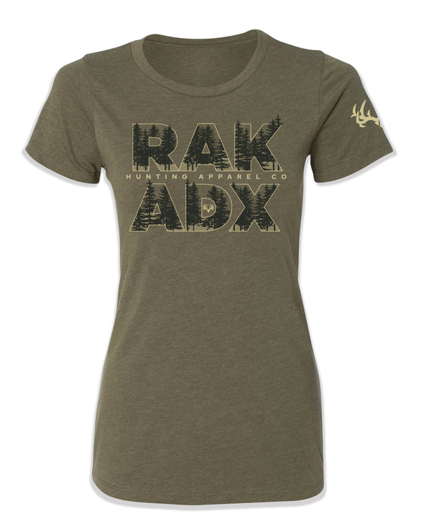 Womens Rak Timber Tee Shirt - RakAdx