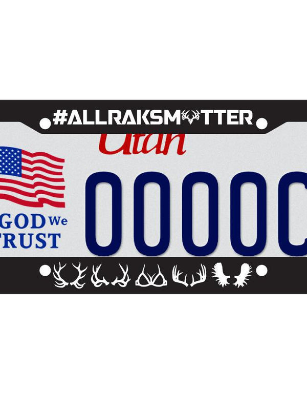 All Raks Matter ™ License Plate Frame at RakAdx