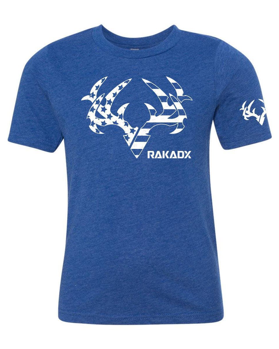 Blue Star Spangled Rak Youth Tee