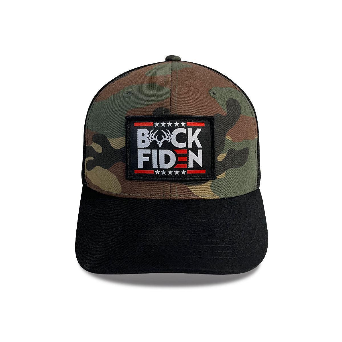 Buck Fiden ™ Woody Camo Trucker