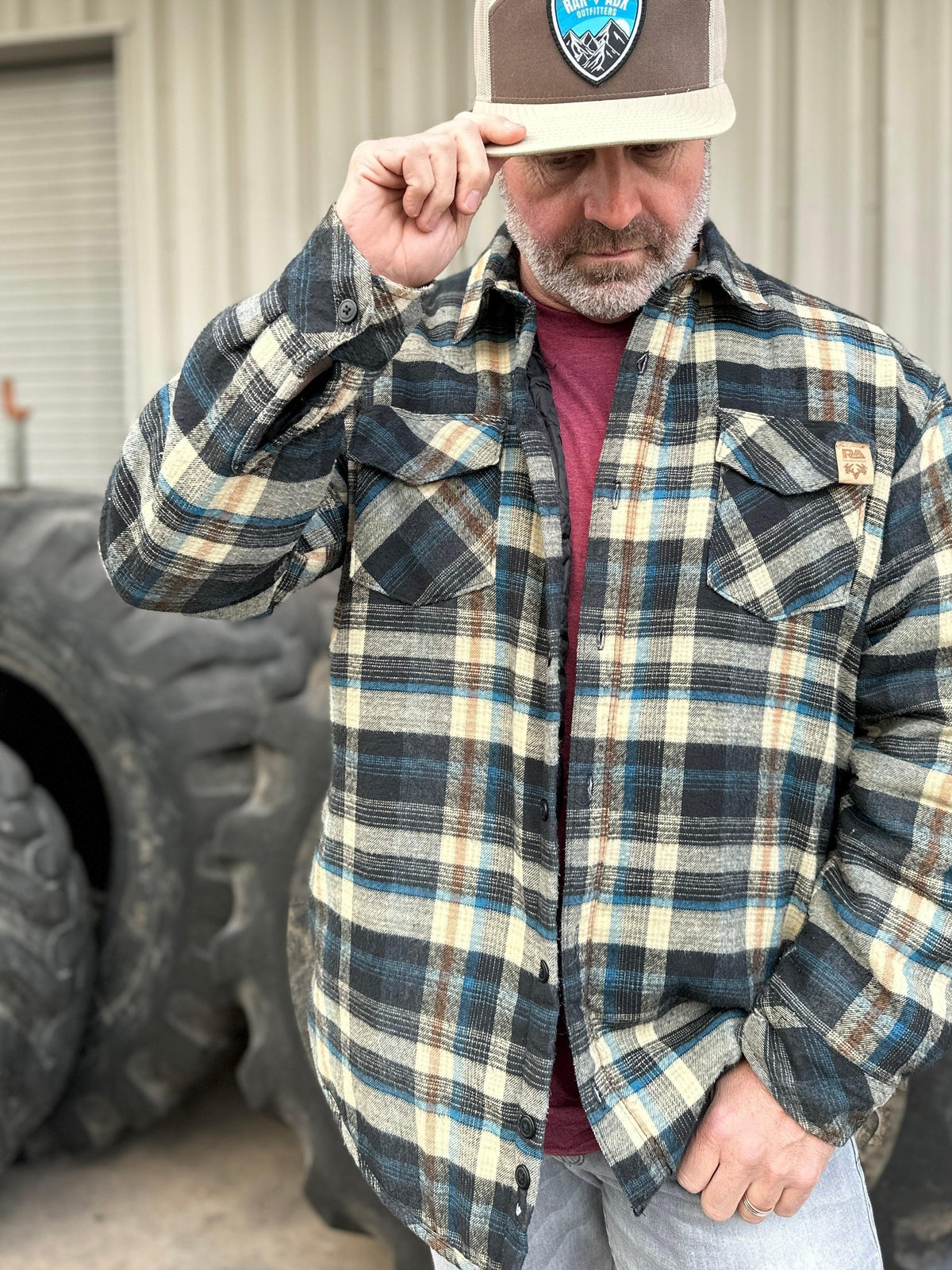 Dutton Quilted Flannel Shirt Jacket