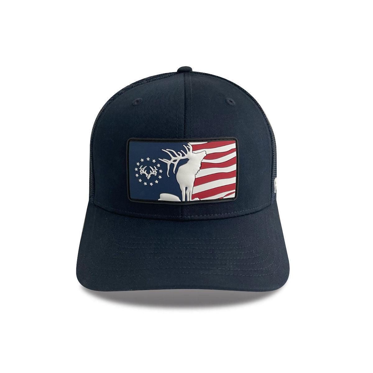 Freedom Elk PVC Patch Trucker Hat
