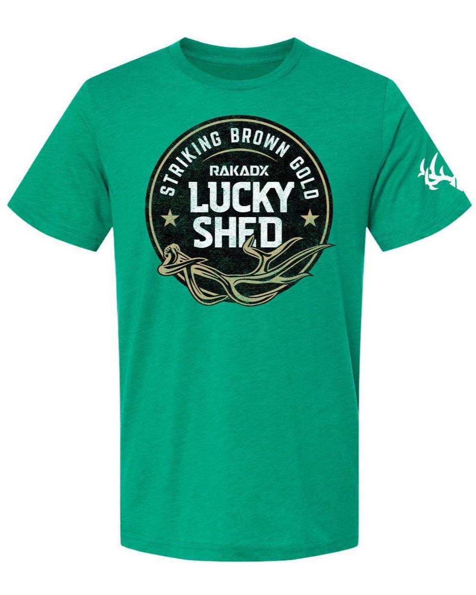 Lucky Shed Brown Gold Tee