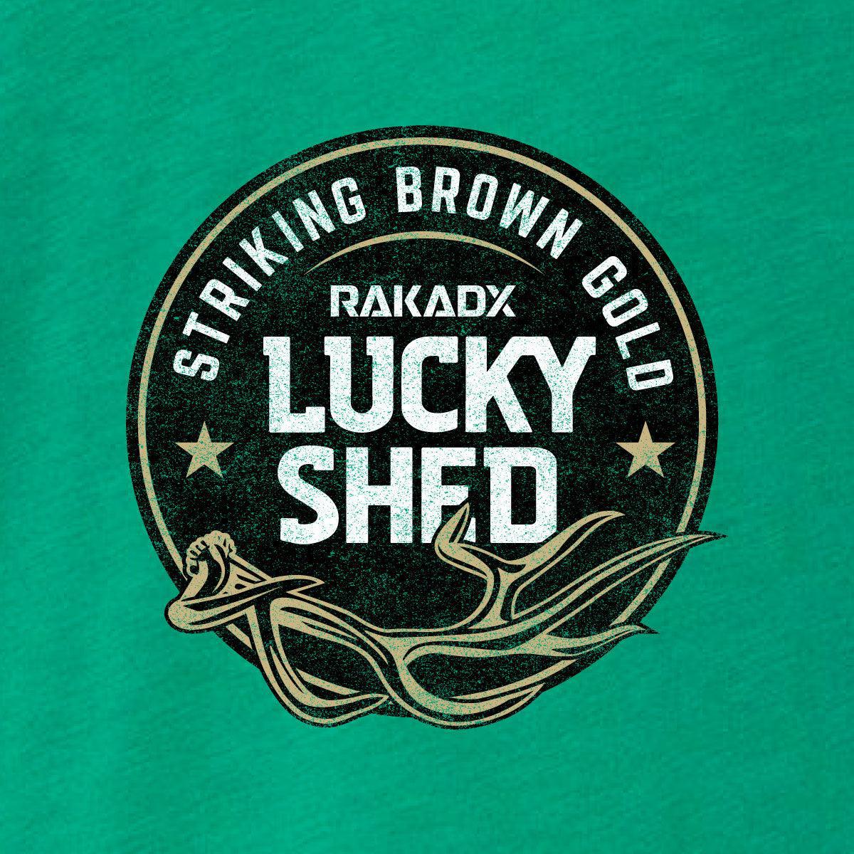 Lucky Shed Brown Gold Tee