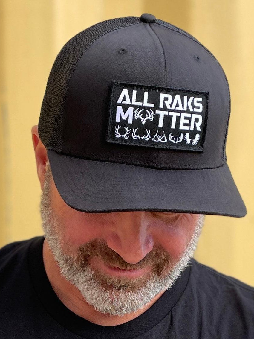 Star Spangled RAK Trucker Hat at RakAdx Charcoal/Navy