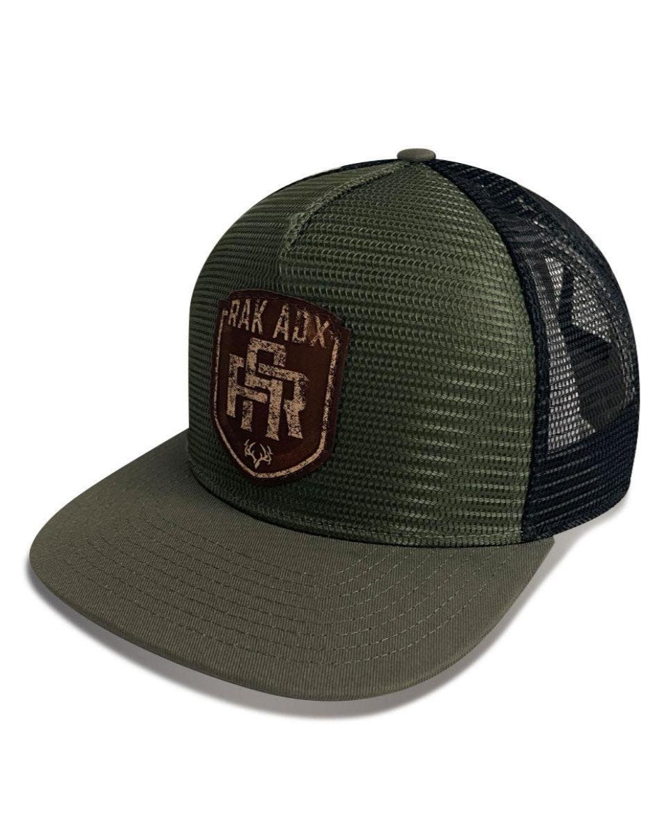 RA Branded Leather Mesh Hat