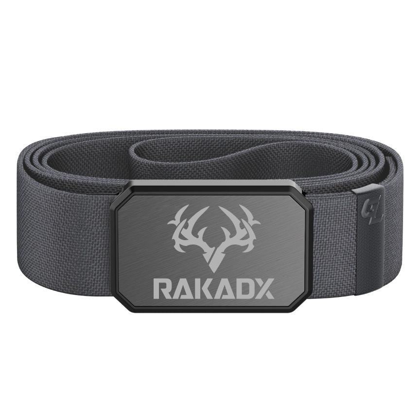 Rak Buck Large Logo Groove Life ™ Stretch Belt at RakAdx