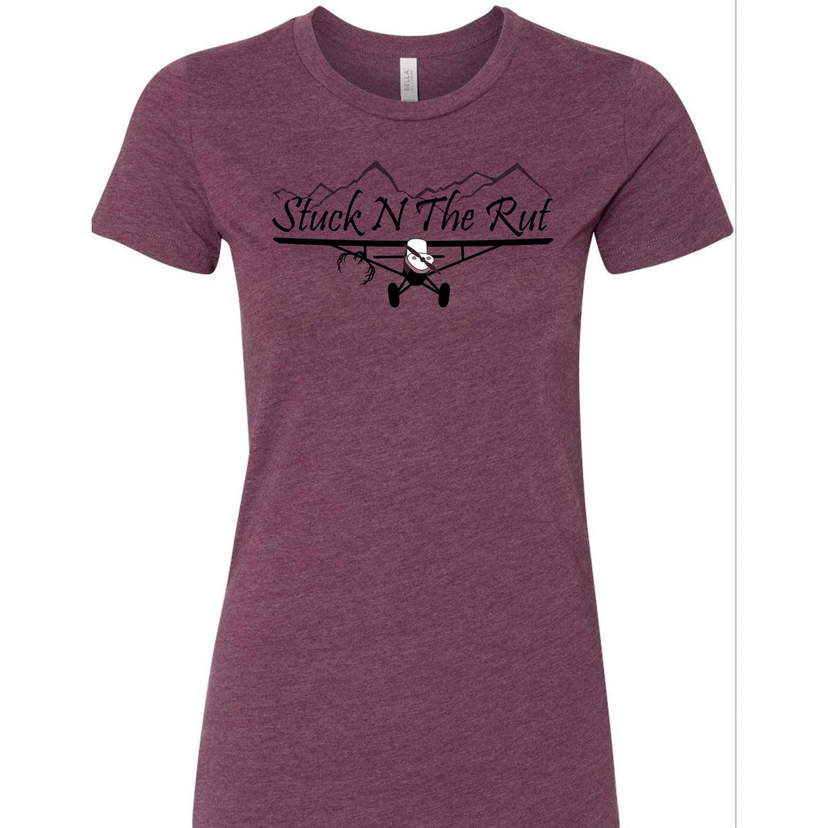 SNTR - Women&#39;s Airplane Fitted Combo T-Shirt - Clearance