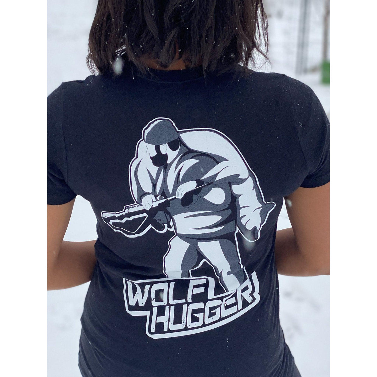 SNTR - Women&#39;s Wolf Hugger Fitted Tee