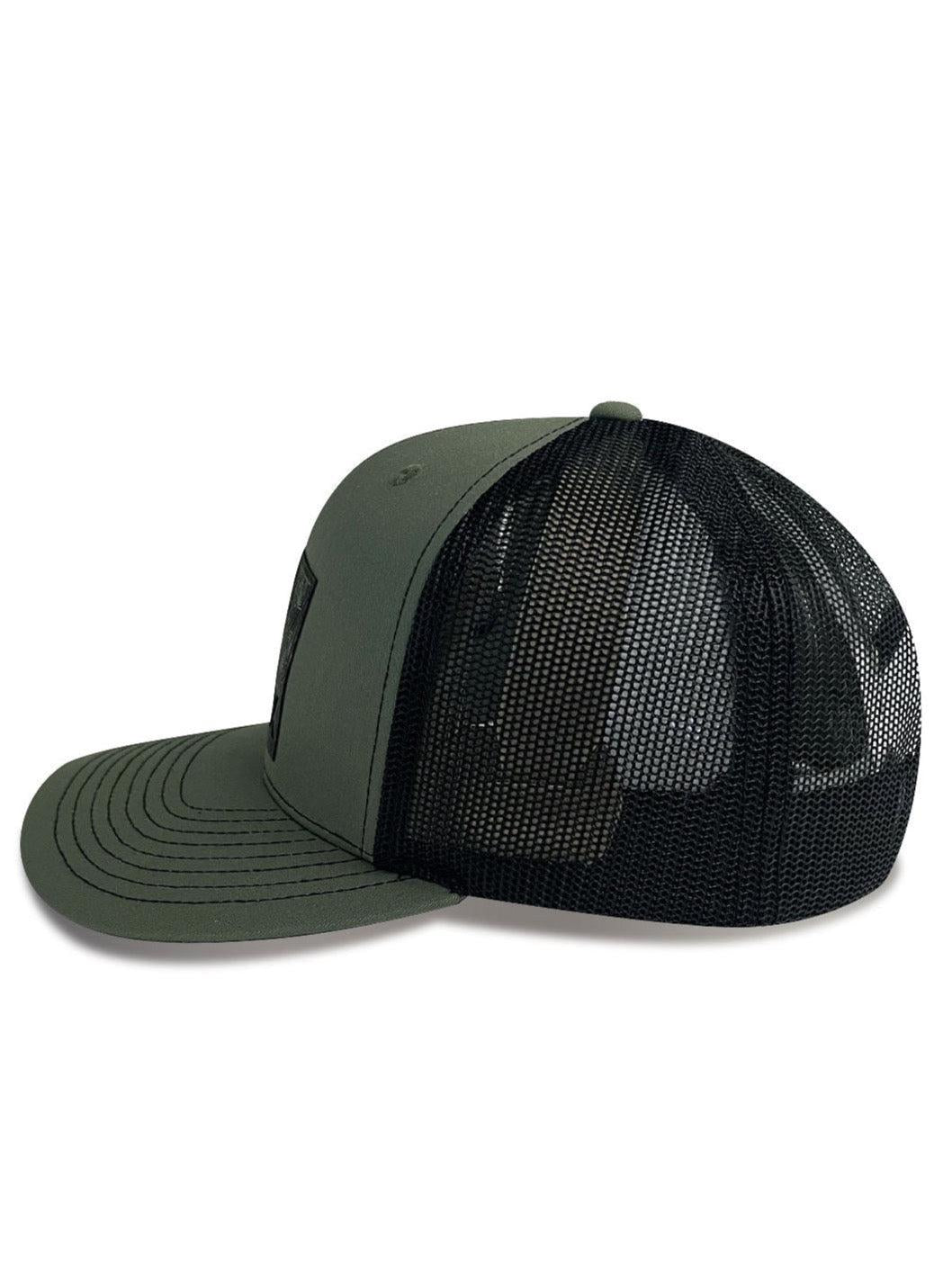 Leather Patch Trucker Hat - Country Grounds Coffee