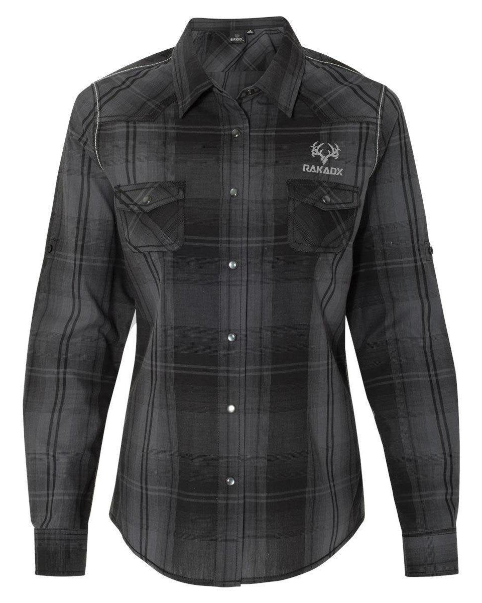 Womens Jasper Western Shirt | Black - Clearance