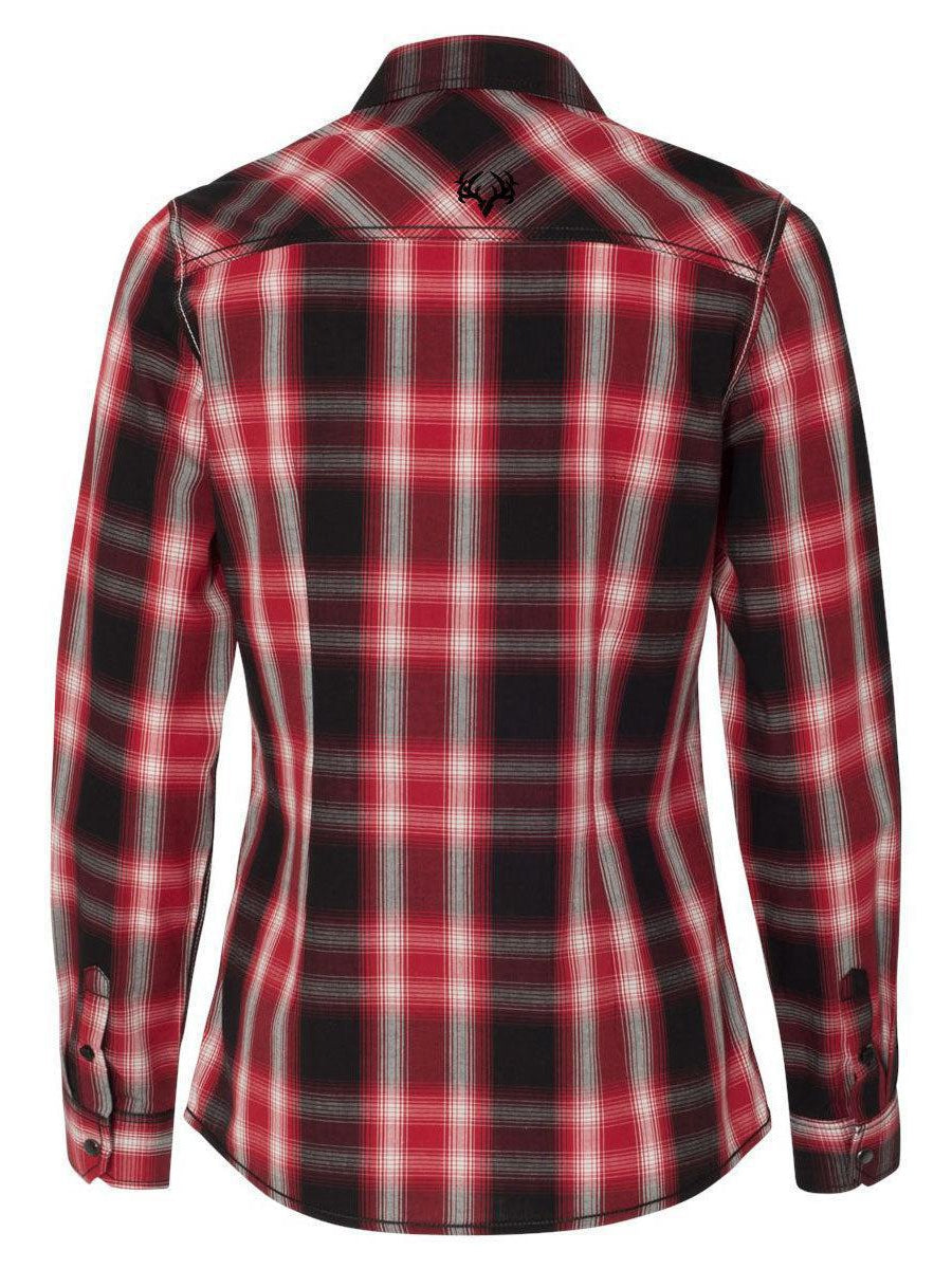 Womens Jasper Western Shirt | Red - Clearance