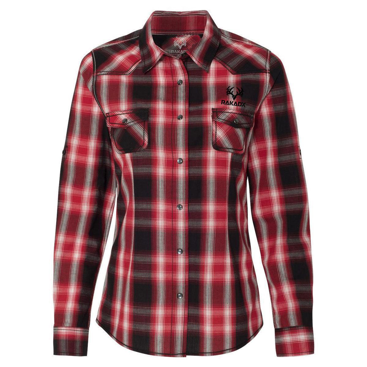 Womens Jasper Western Shirt | Red - Clearance
