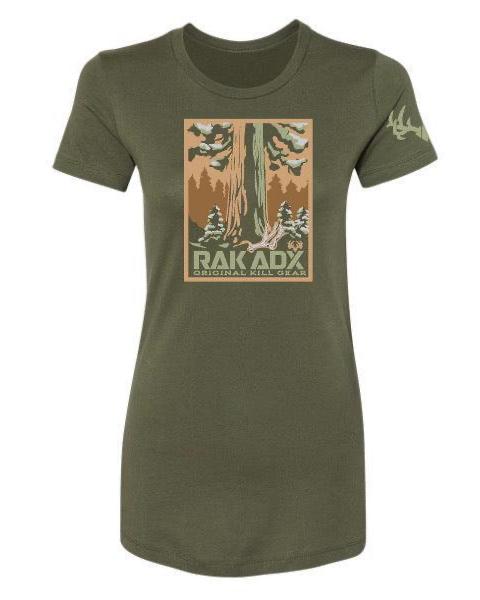 Womens Ponderosa Muley Shed Tee - Clearance